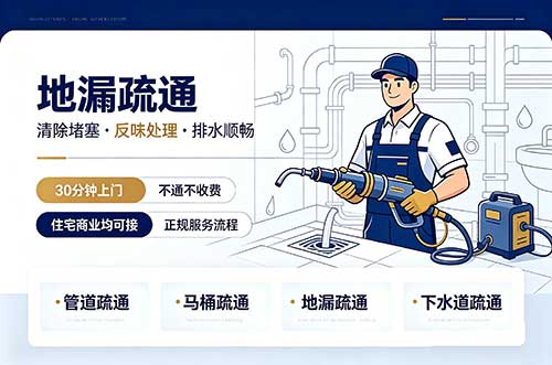 大丰地漏疏通